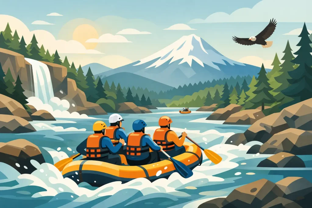 Best Beginner Rafting Routes in Oregon